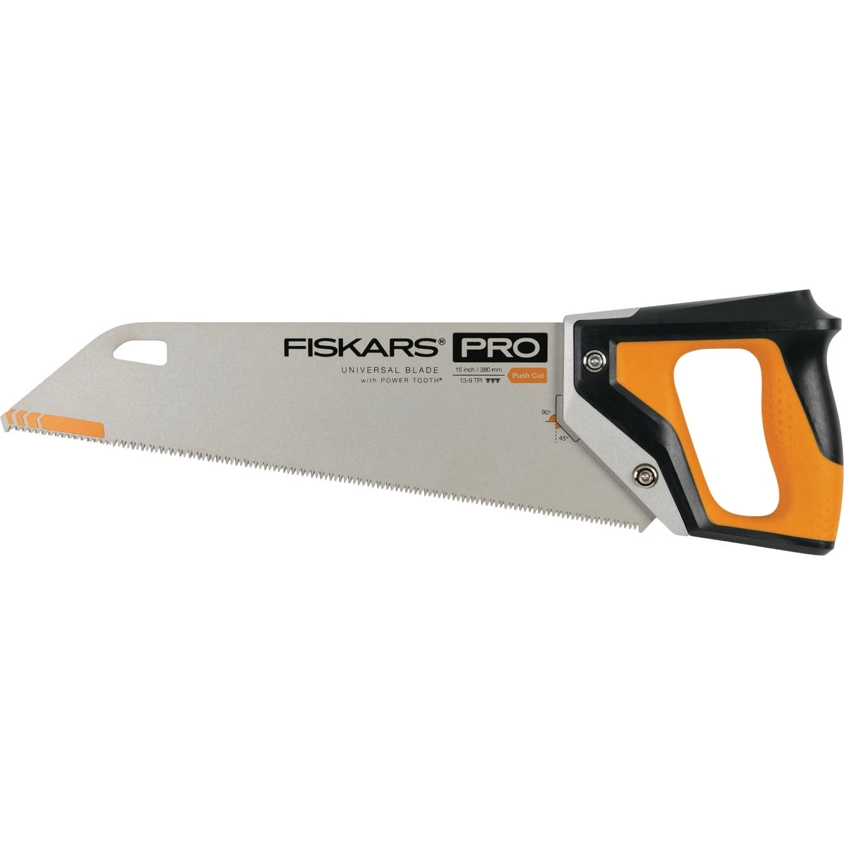 Pro Power Tooth 15 In. L Blade Metal Handle Hand Saw With Sheath