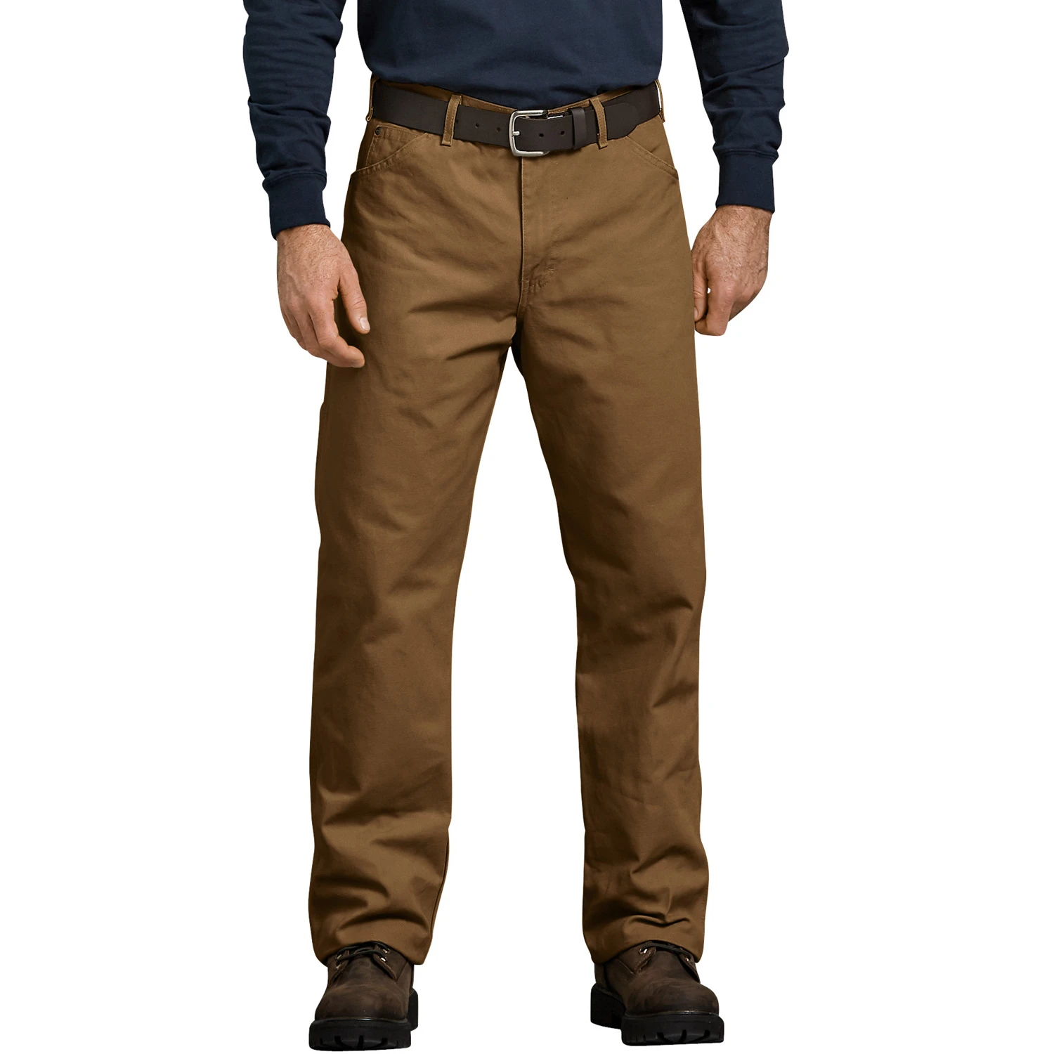 Carpenter Jeans, Duck Fabric, Relaxed Fit, Brown, Men's 36 x 30-In.