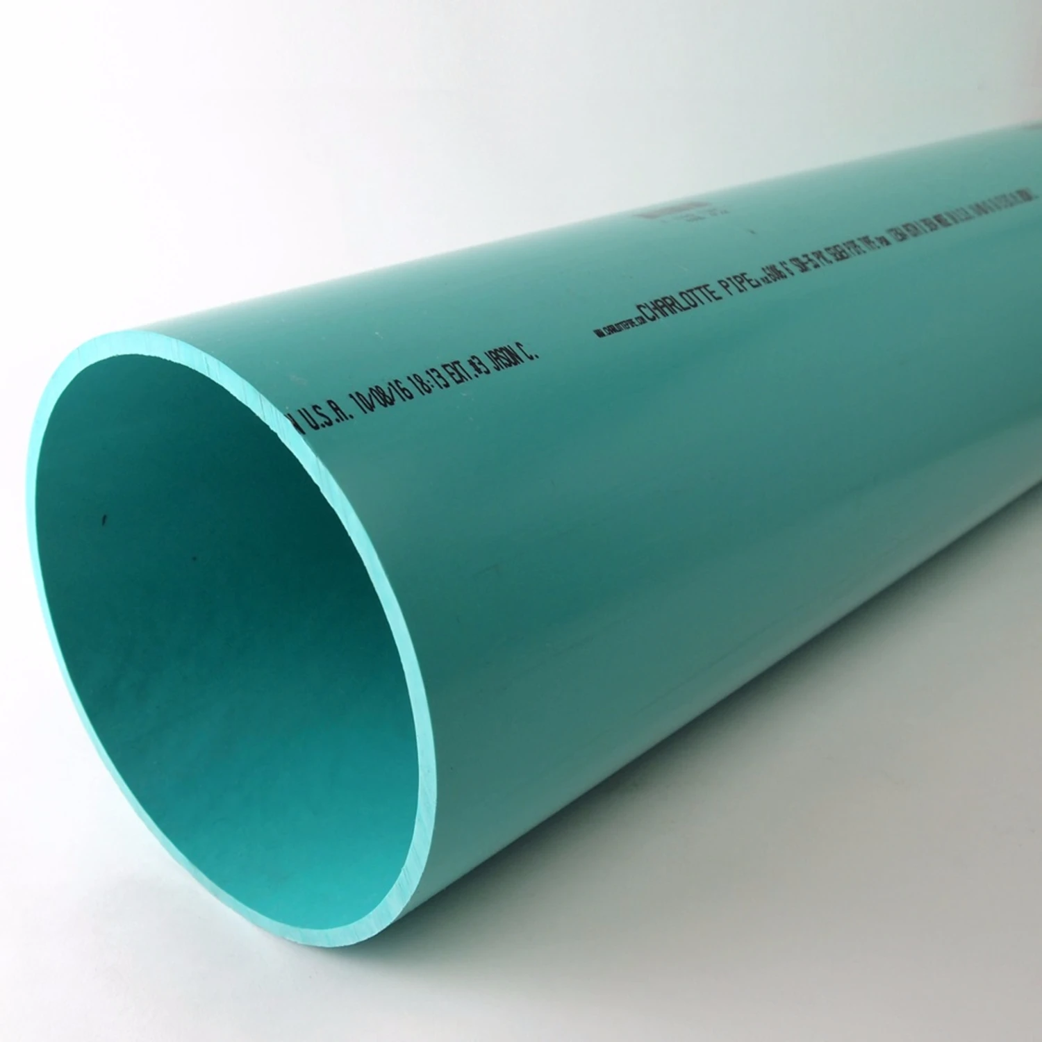 6 In. X 10 Ft. Solid Sdr 35 Pvc Drain & Sewer Pipe, Belled End