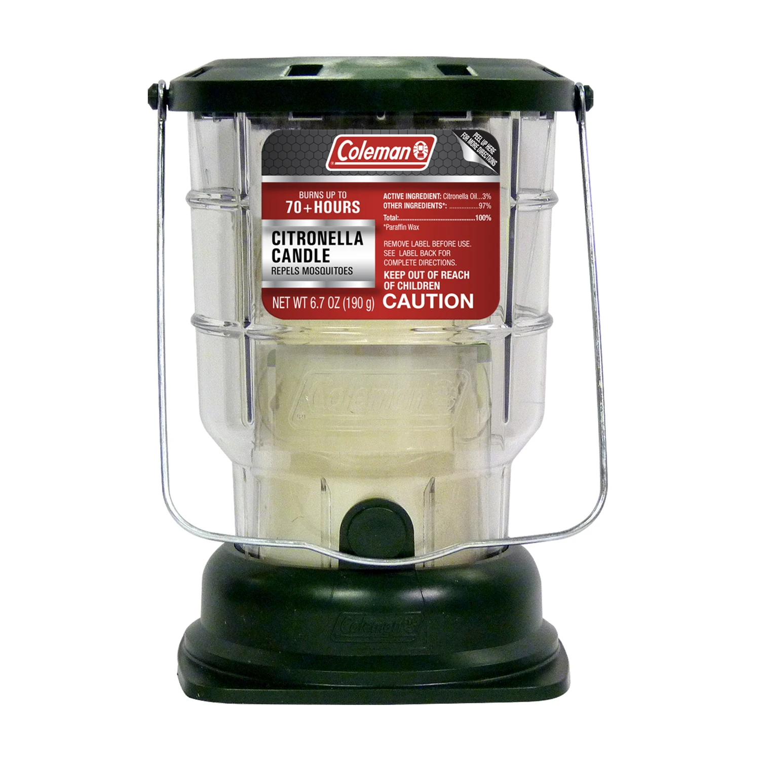 Citronella Candle Lantern with 70 Hour Burn Time for Outdoor Use
