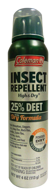 High & Dry Insect Repellent Liquid For Mosquitoes And Ticks, 4 Oz Aerosol