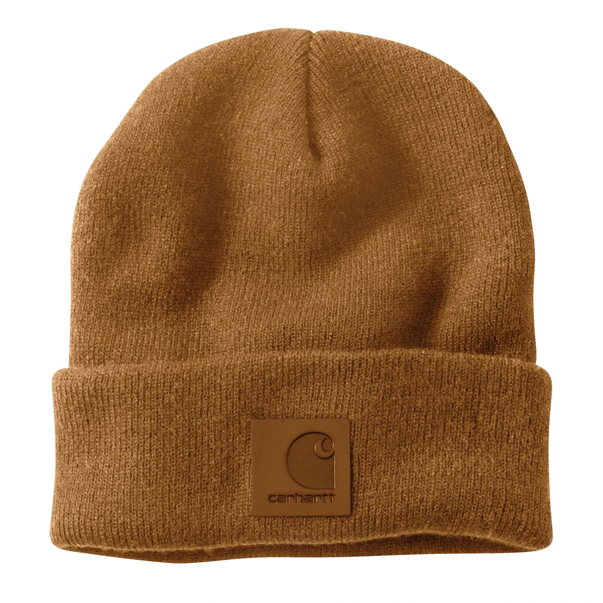 Men's Knit Beanie - 100% Acrylic, Stretchable Rib-knit Fabric, One Size