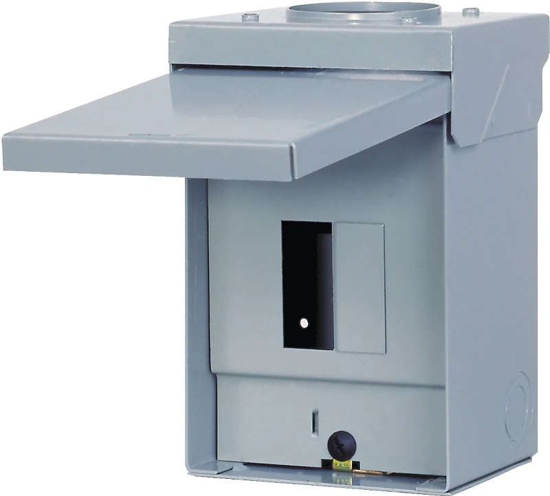 60-amp Main Lug Load Center, 2 Space/4 Circuits, Outdoor Application