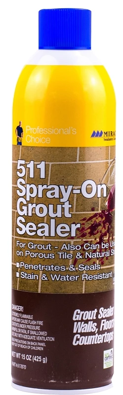 511 Spray-on Grout Sealer, 15 Oz - Waterproofing & Stain Protection