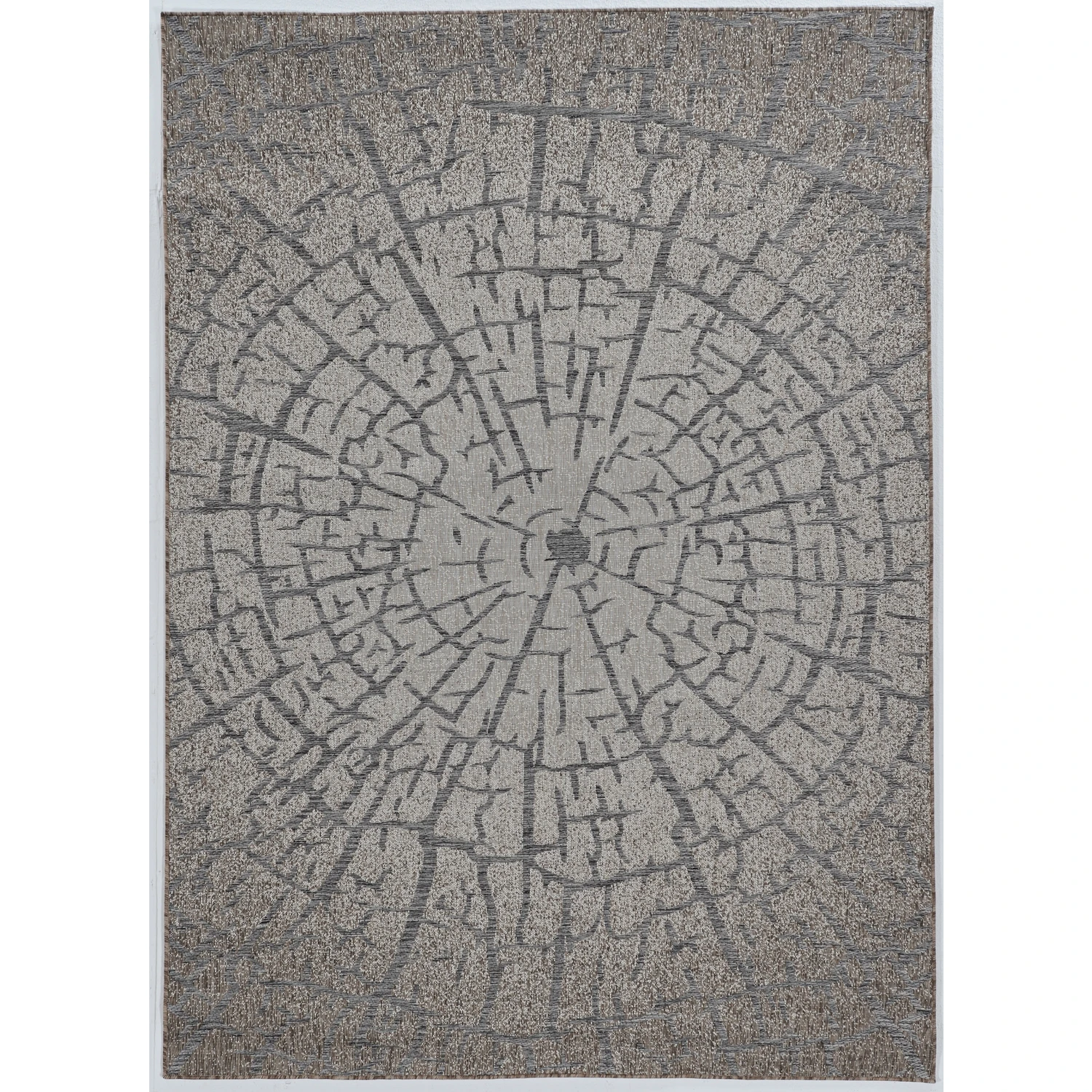 9.5 Ft. W X 6.5 Ft. L Gray Outdoor Polypropylene Rug