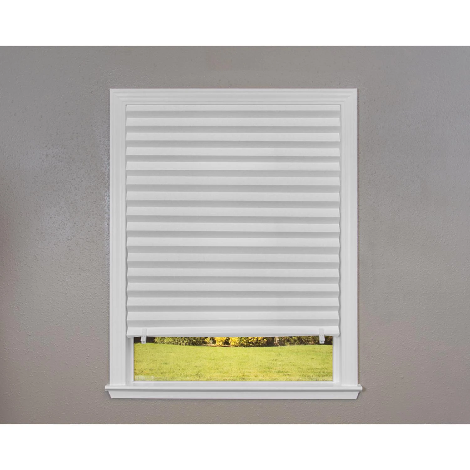 36 In. X 72 In. Cordless Light Filtering Pleated Paper Shade