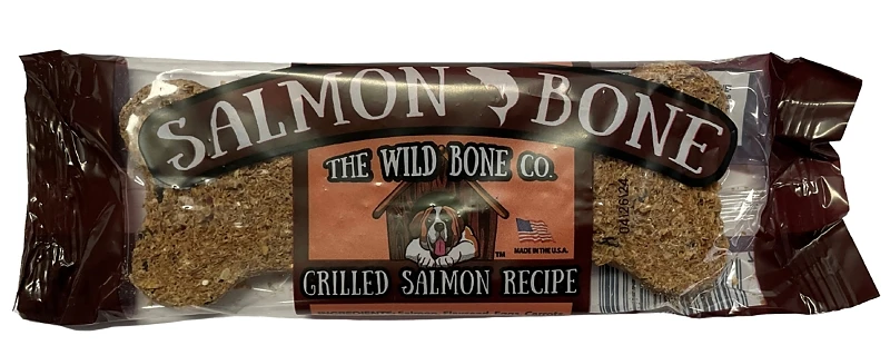 Salmon Bone Dog Treat 1881, 24 Pack, All Natural, Grain-free