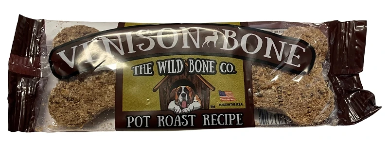Venison Bone Pot Roast Dog Treat, 1 Oz., Model 1841, Pack Of 48