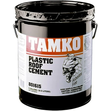 5 Gallon Plastic Roof Cement For Waterproofing And Repairs