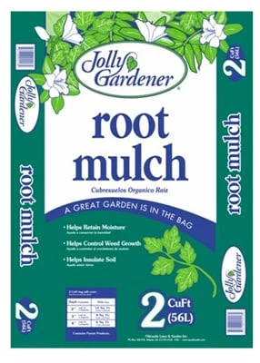 Decorative Root Mulch, Dark Brown, 2 Cubic Feet For Landscaping