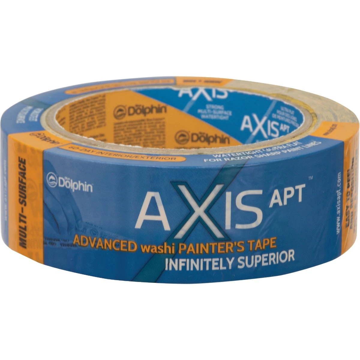 Blue Dolphin 1.41 in. W X 54.6 yd L Yellow Medium Strength Painter's Tape 1 pk