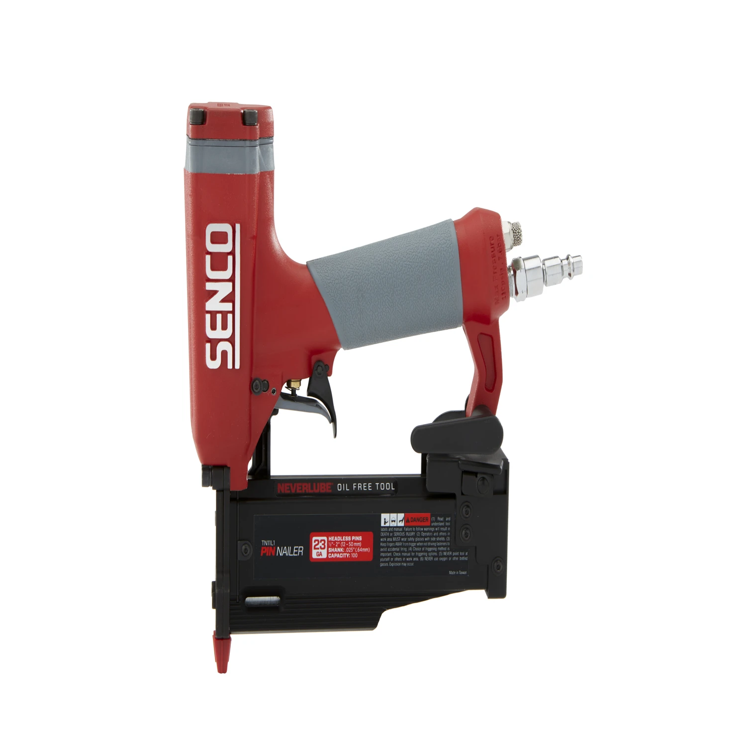 23-gauge 2 In. Pneumatic Corded Headless Pin Nailer Model Tn11l1