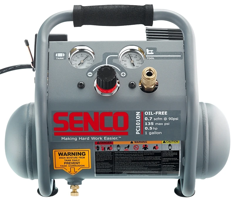 1 Gal. Portable 135 Psi Finish & Trim Air Compressor Model Pc1010n