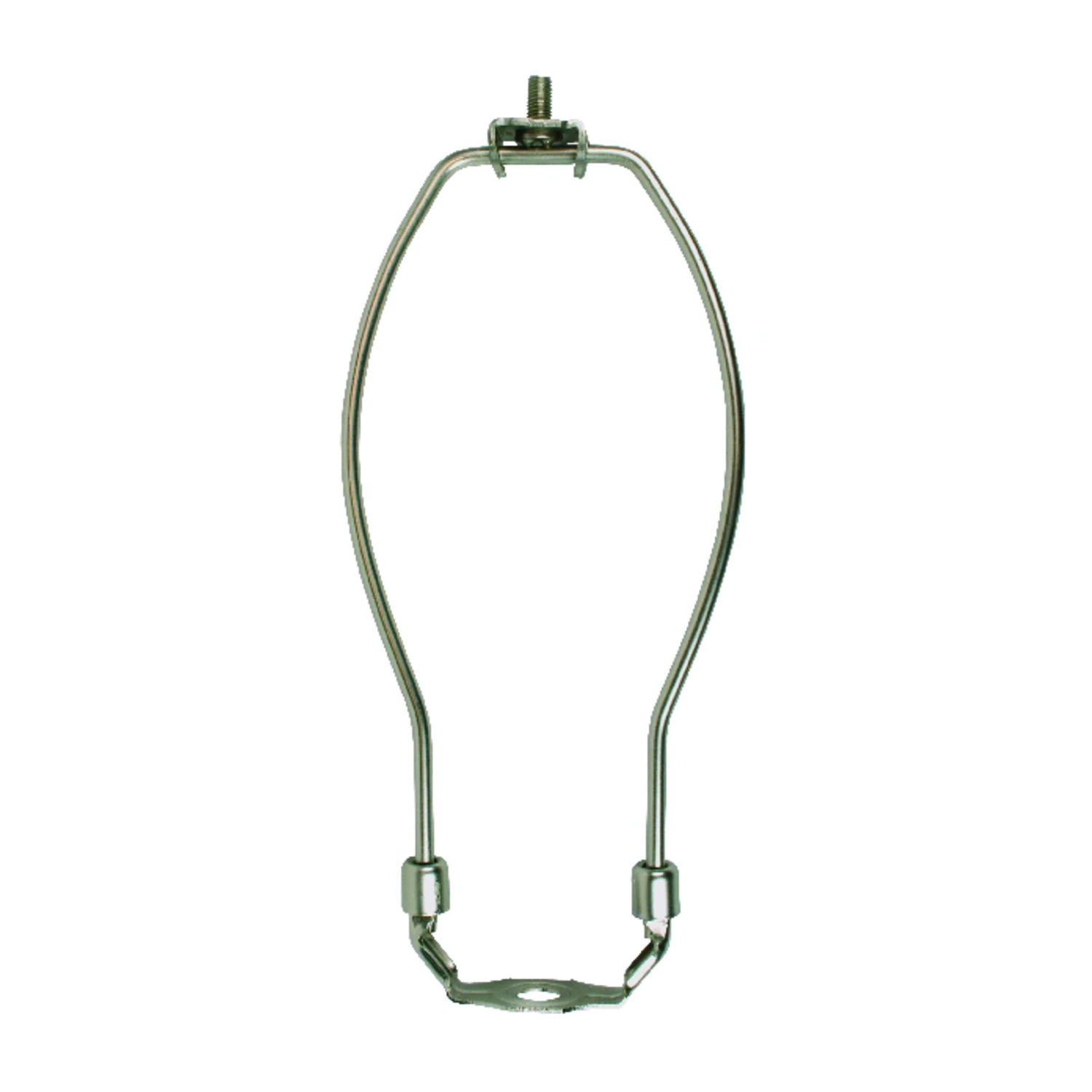 Lamp Harp in Brushed Pewter Finish, 8 Inches Tall
