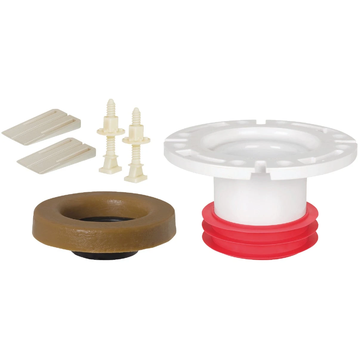 4 Inch Schedule 40 Dwv Push-tite Pvc Closet Flange Repair Kit