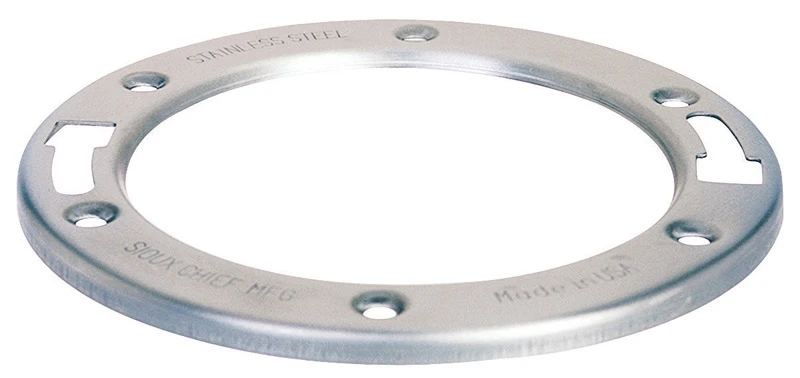 Ringer Stainless Steel Toilet Flange Ring, Model 886-mr, 7x7 Inches