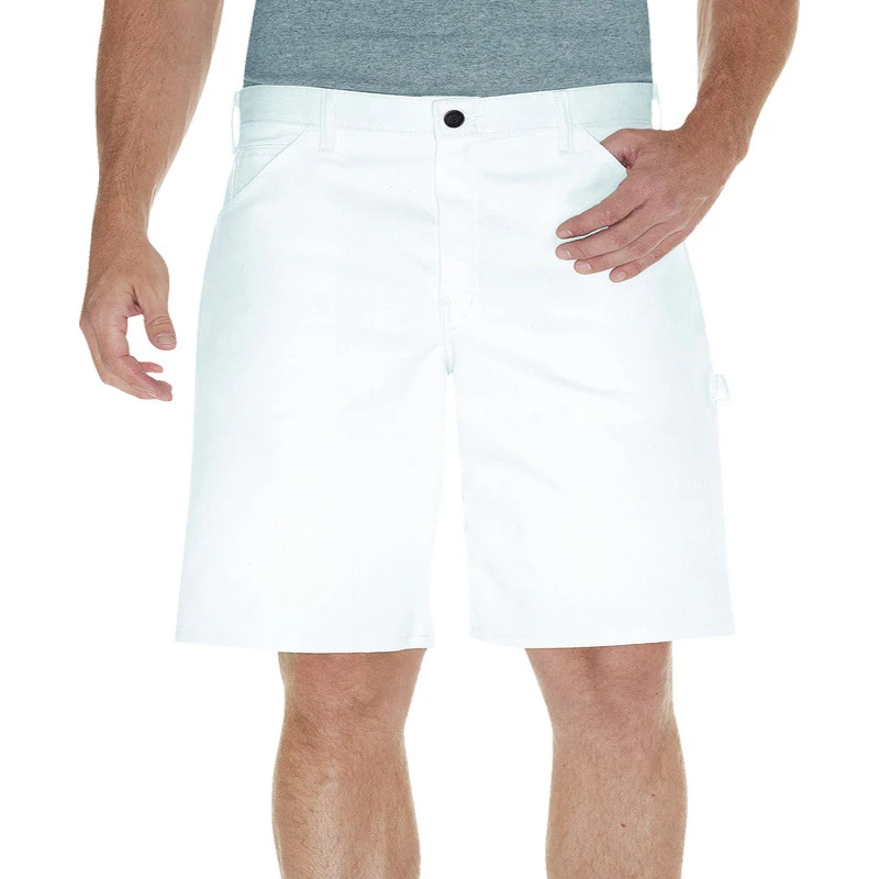 Men's Painter's Utility Shorts 36 White Drill Fabric