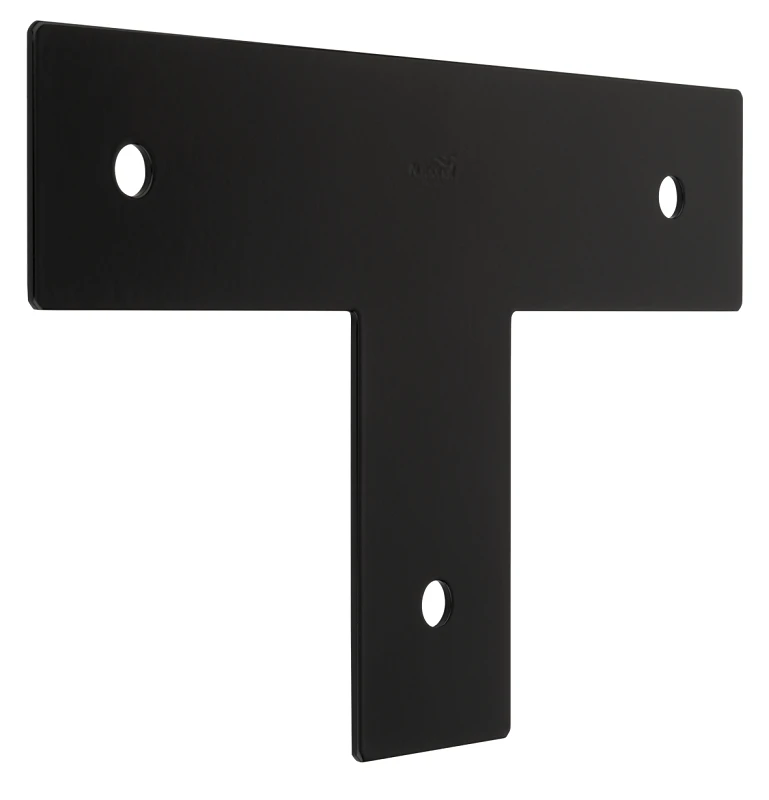 Indio Collection Black T Strap 3 Inch by 13 and One Half Inch by 8 and One Quarter Inch