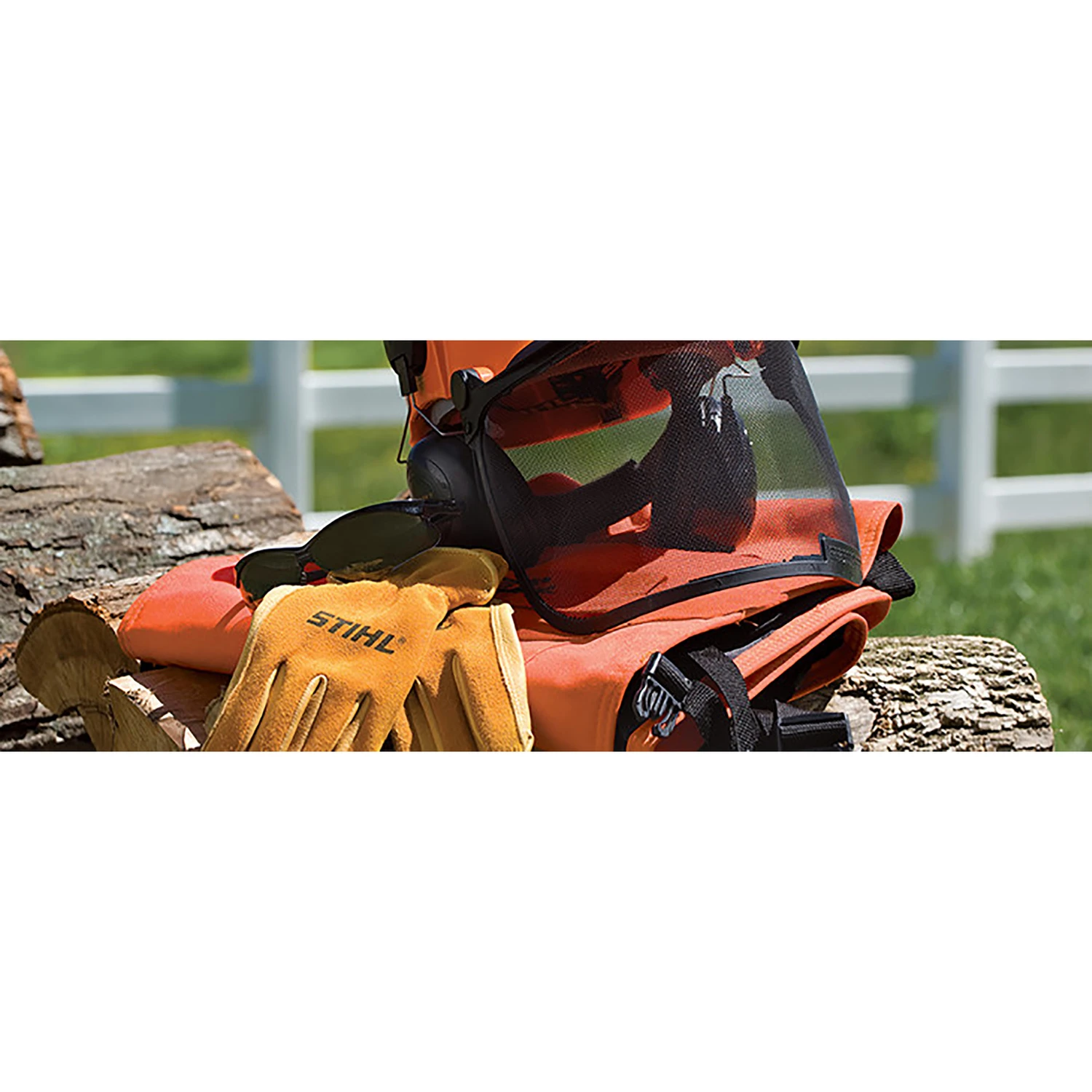 Personal Protective Equipment Kit With Helmet, Chaps, Gloves, And Duffel Bag