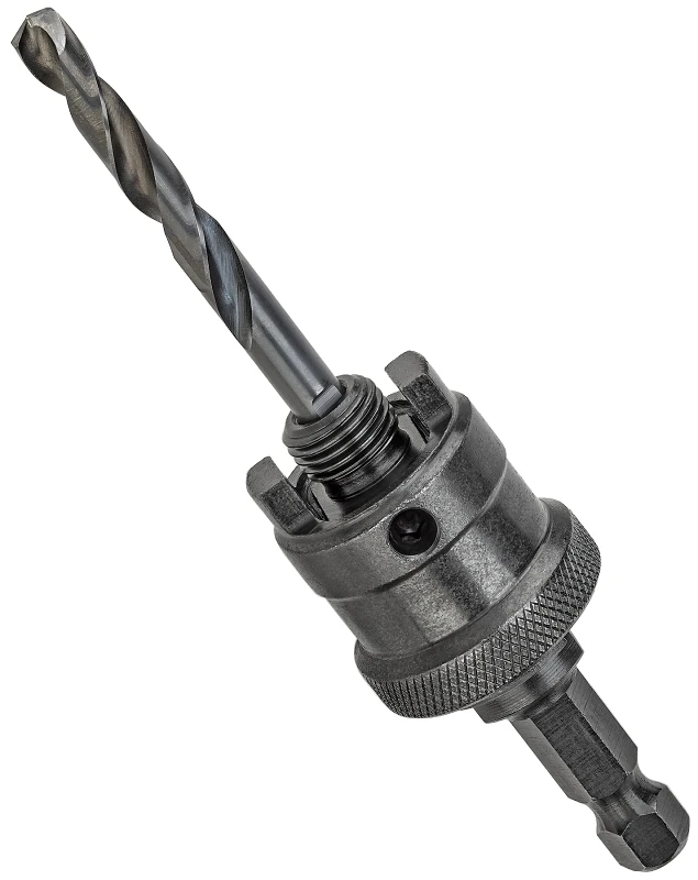 9/16 In. - 1-3/16 In. Quick Change Arbor 3/8 In. Shank Hole Saw Arbor