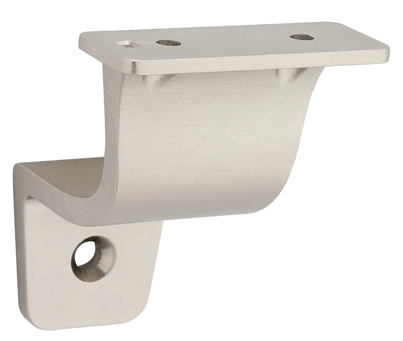 3 In. Satin Nickel Cooper Handrail Bracket, Model N830-520