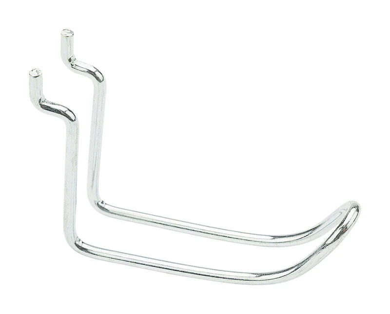 3 Inch Zinc Plated Pegboard Loop Hook for Tool and Accessory Hanging