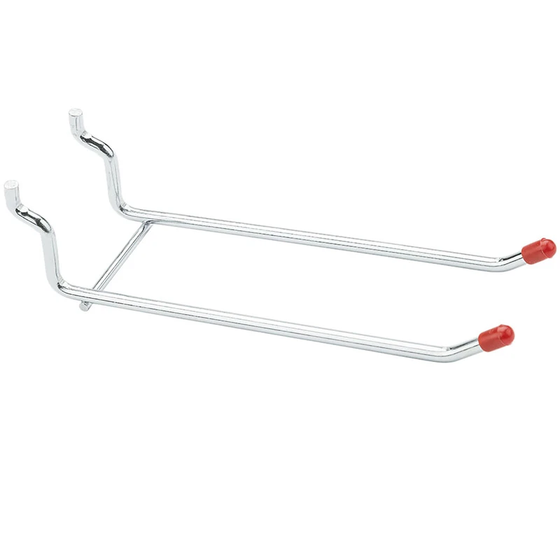 Pegboard Hooks, Double, Zinc-Plated, 2-Pk.