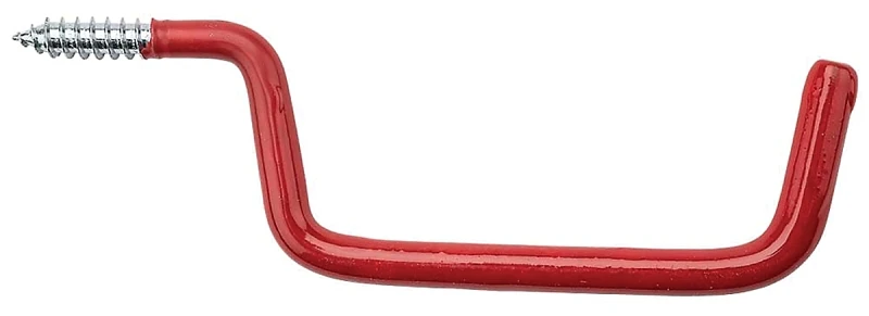 Ladder Screw Hook, Vinyl-Coated, 6 In.