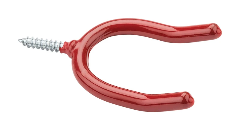 Double Screw Hook, Vinyl-Coated