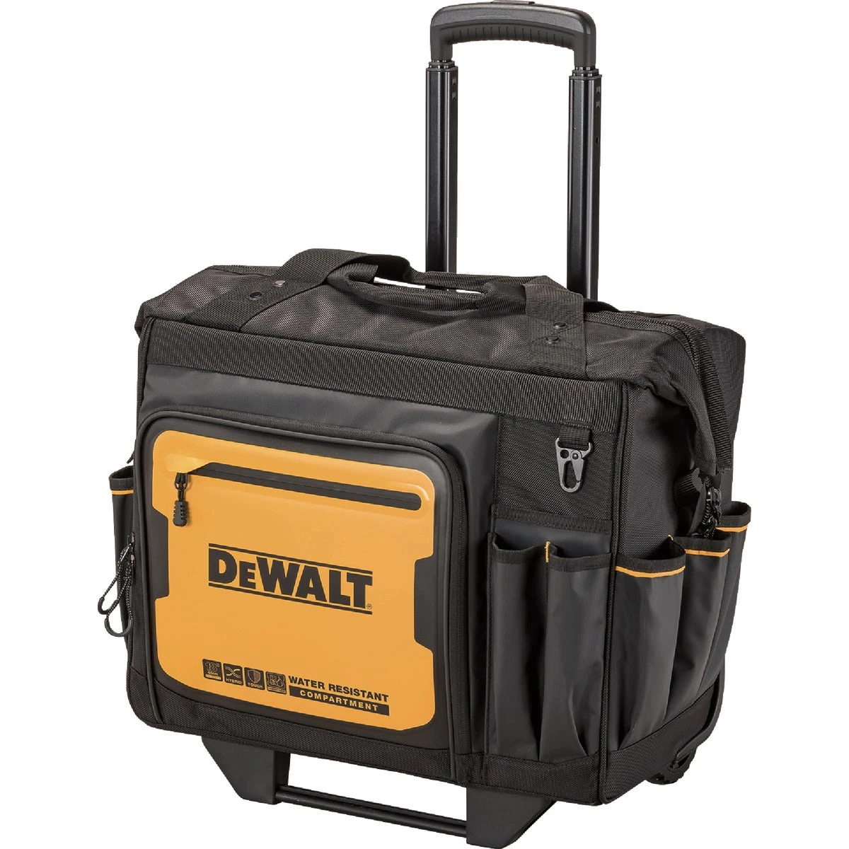 18 In. Pro Rolling Tool Bag With 27 Pockets And Water-resistant Compartment