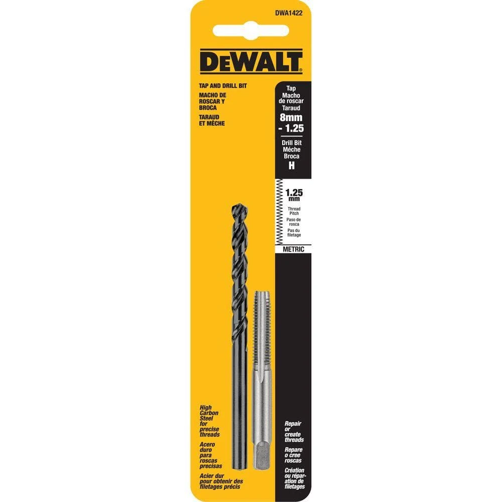 8MM-1.25 DRILL/TAP SET