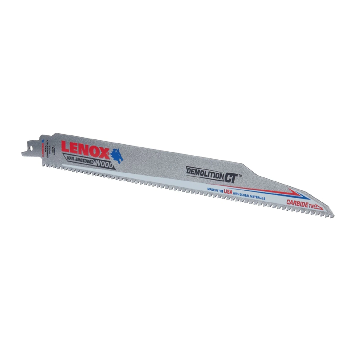 12-Inch Carbide Tipped Demolition Reciprocating Saw Blade with 6 Teeth Per Inch