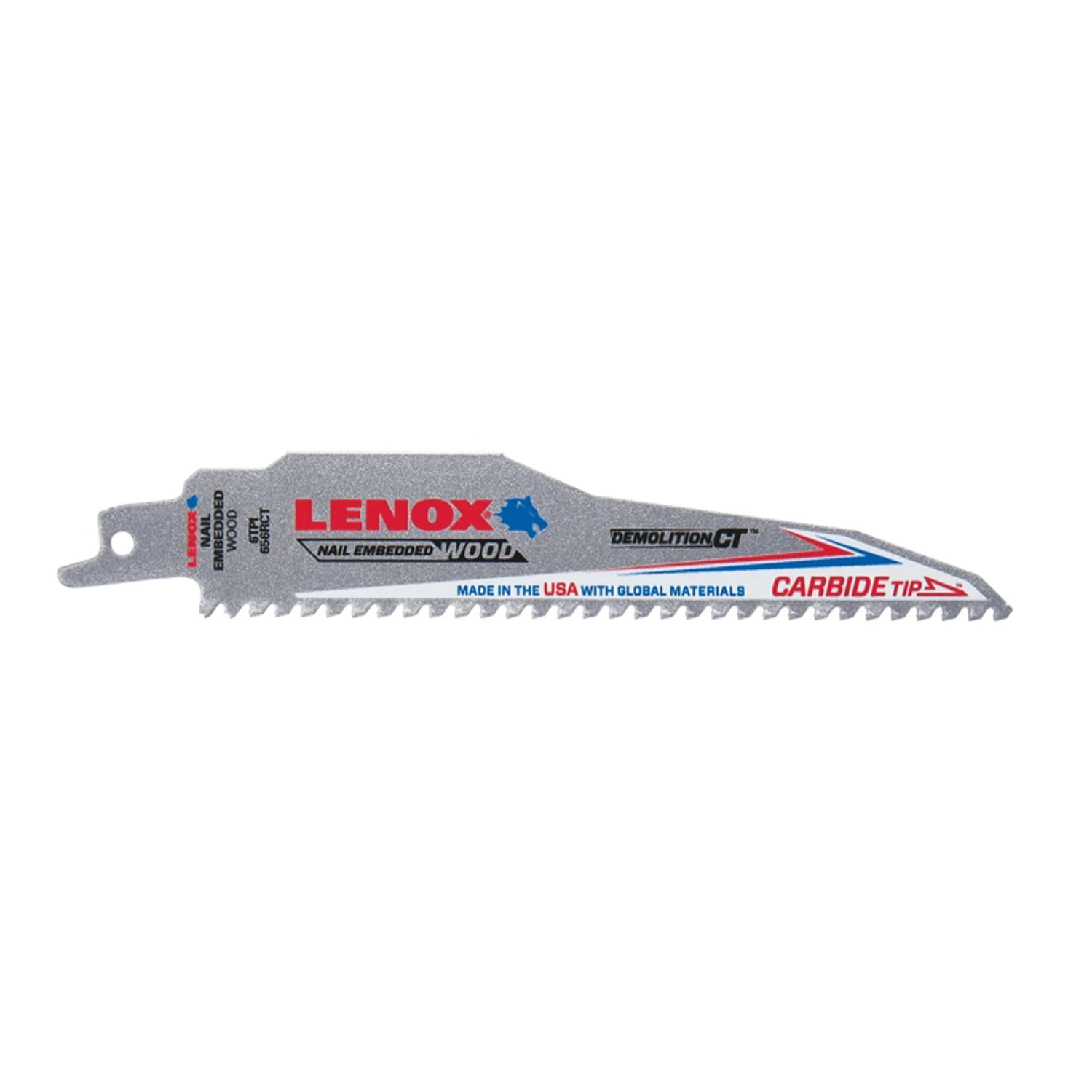 Demolition Ct 6 In. Carbide Tipped Reciprocating Saw Blade 6 Tpi