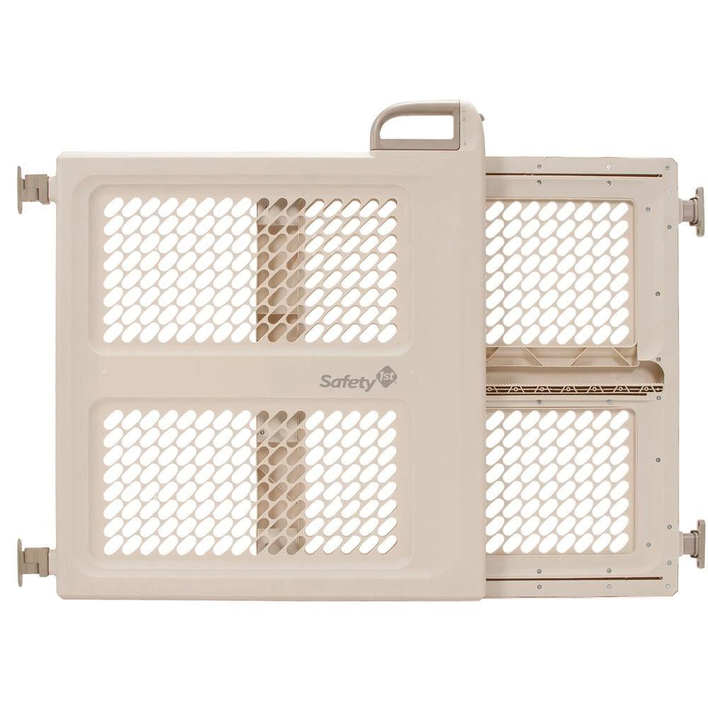 Ivory 26 In. H X 42 In. W Plastic Child Safety Gate - Model Ga048tap2a