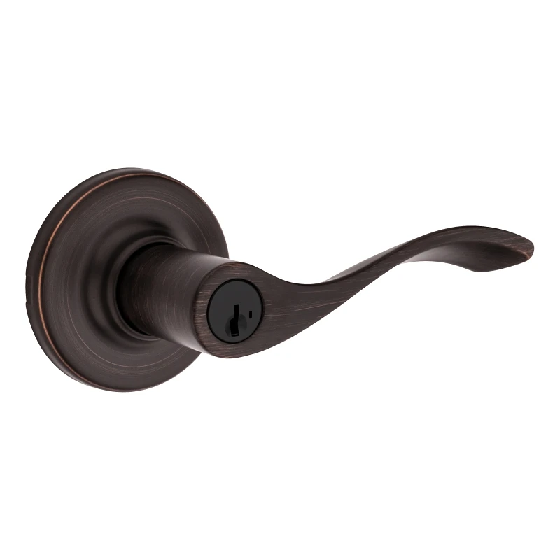 Venetian Bronze Balboa Entry Door Lever With Smartkey Security, Model 405bl 11p Smt Cp K6 V2