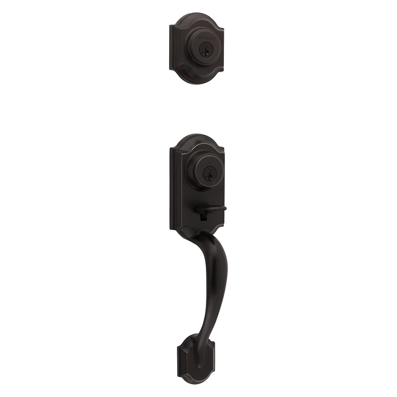 Montara Handleset with Juno Knob, SmartKey Security, Venetian Bronze Finish