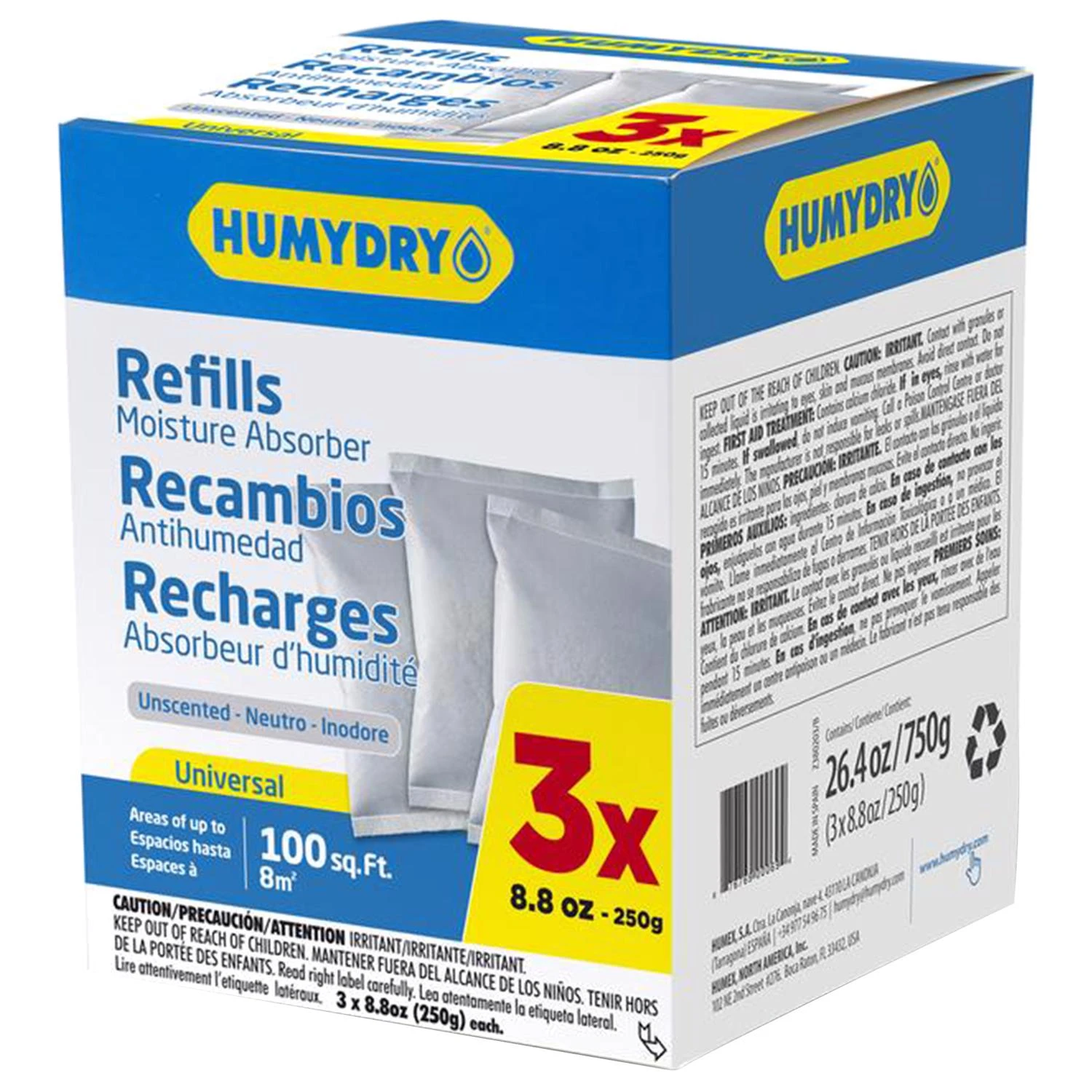 Humydry Refill Moisture Absorber 8.8 oz