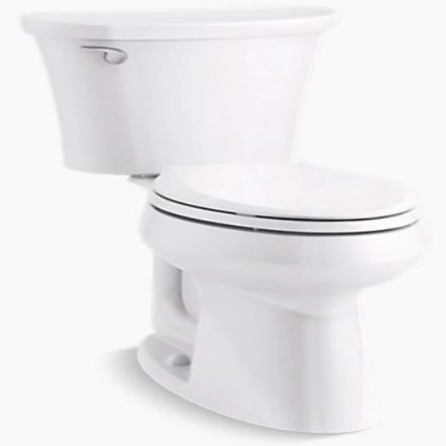Cavata White Elongated Bowl 1.28 Gpf Complete Solution Toilet With Comfort Height