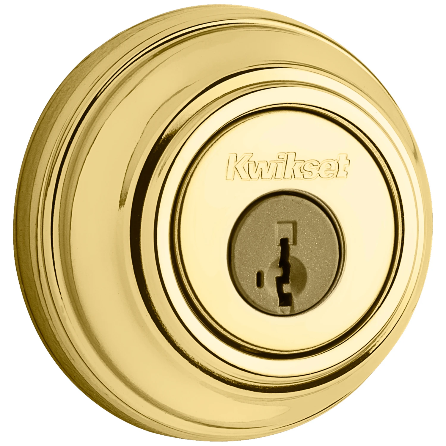 Polished Brass Double Cylinder Deadbolt With Smartkey Technology