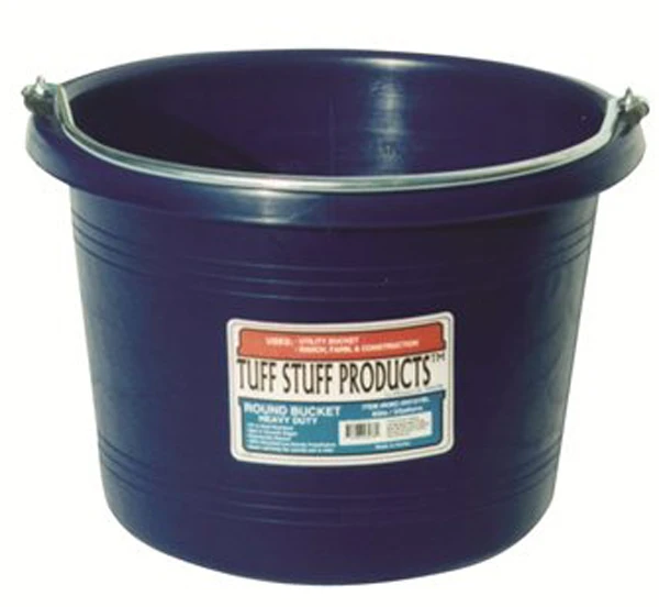 Kmc-rn101bl 8 Quart Blue Polyethylene Round Bucket