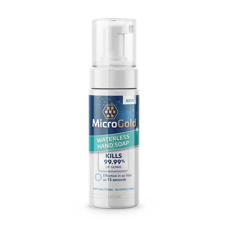 Antibacterial Waterless Hand Cleaner 4 Oz - Foaming Pump Action