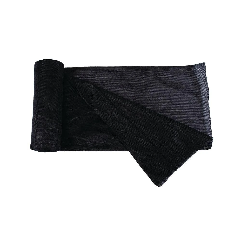 Sun Shade Cloth, Black, 6 x 20 Ft.