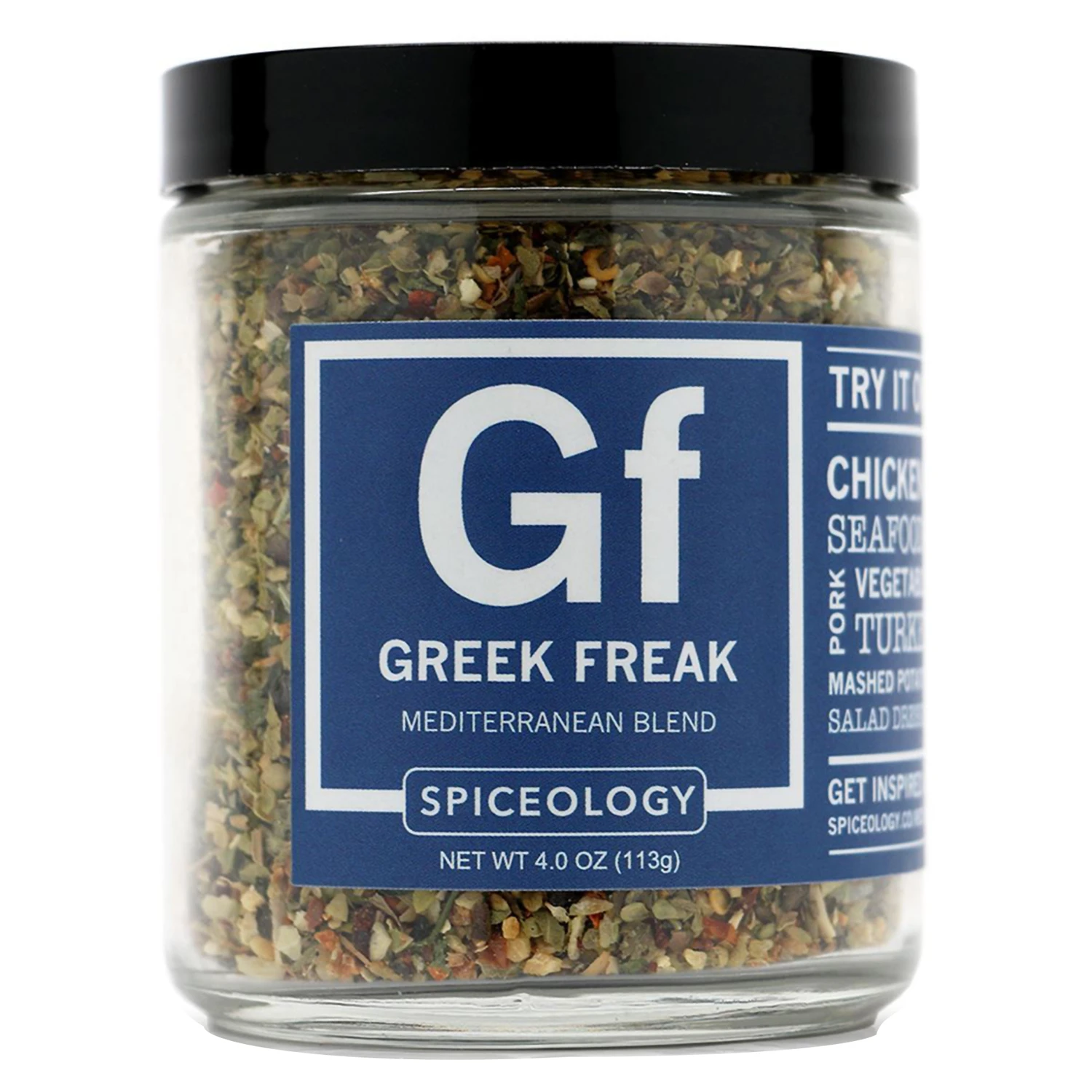 Greek Freak Mediterranean Blend Seasoning Rub 4 Oz - Flavorful Bbq Rub