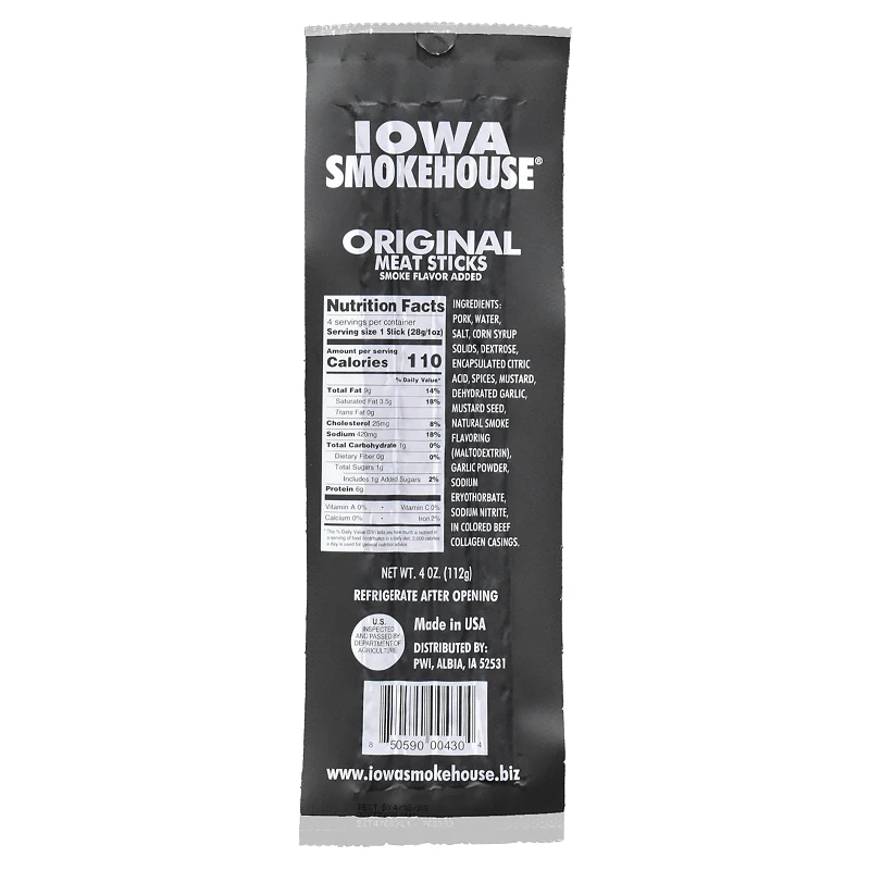 Meat Sticks, Original, 4-oz.