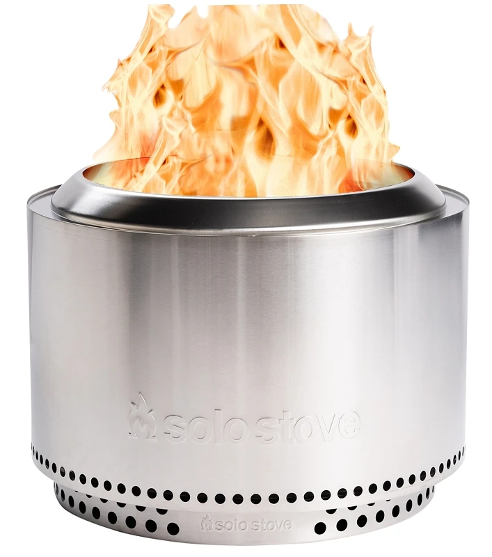 Yukon Plus Stand 2.0 Smokeless Fire Pit Stainless Steel 27 Inch Diameter