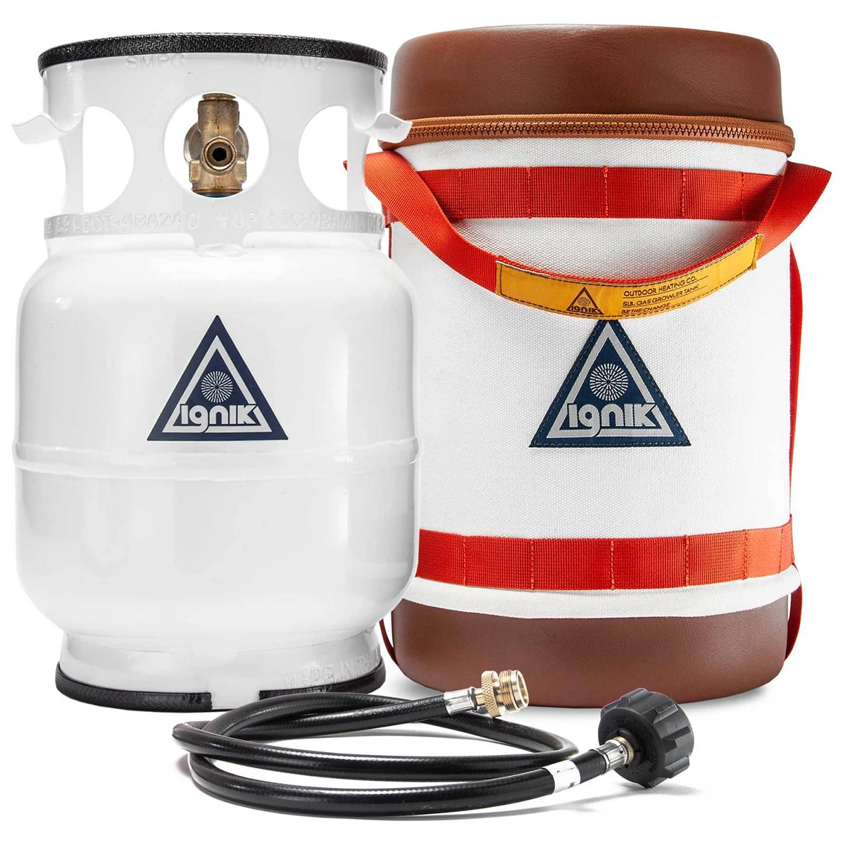 Gas Growler Deluxe Refillable Propane Tank for Portable Use