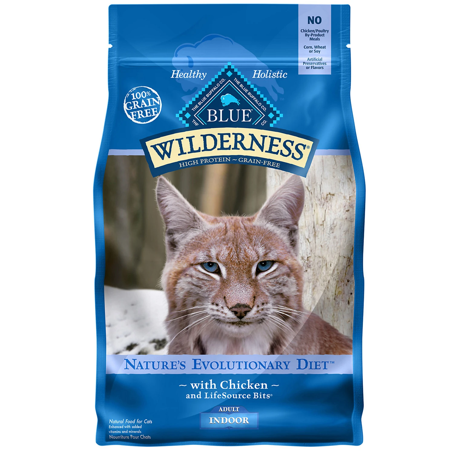 Wilderness Indoor Dry Cat Food Chicken Recipe 5 Pounds Bag