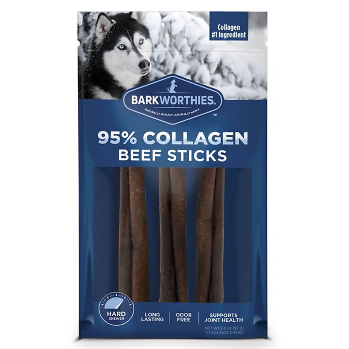 Braided Collagen Plus Beef Stick Dog Treat, 6 In.