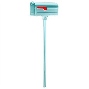 Mb1 White Post Mailbox And In-ground Post Kit