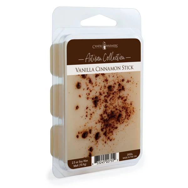 Artisan Vanilla Cinnamon Stick Scented Wax Melt, 2.5 Ounce